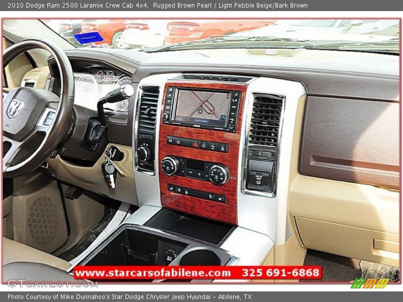 Rugged Brown Pearl / Light Pebble Beige/Bark Brown 2010 Dodge Ram 2500 Laramie Crew Cab 4x4