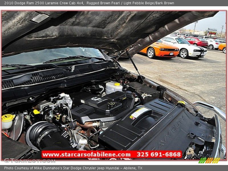 Rugged Brown Pearl / Light Pebble Beige/Bark Brown 2010 Dodge Ram 2500 Laramie Crew Cab 4x4