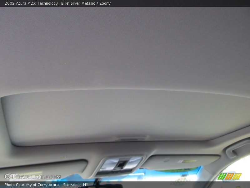 Billet Silver Metallic / Ebony 2009 Acura MDX Technology
