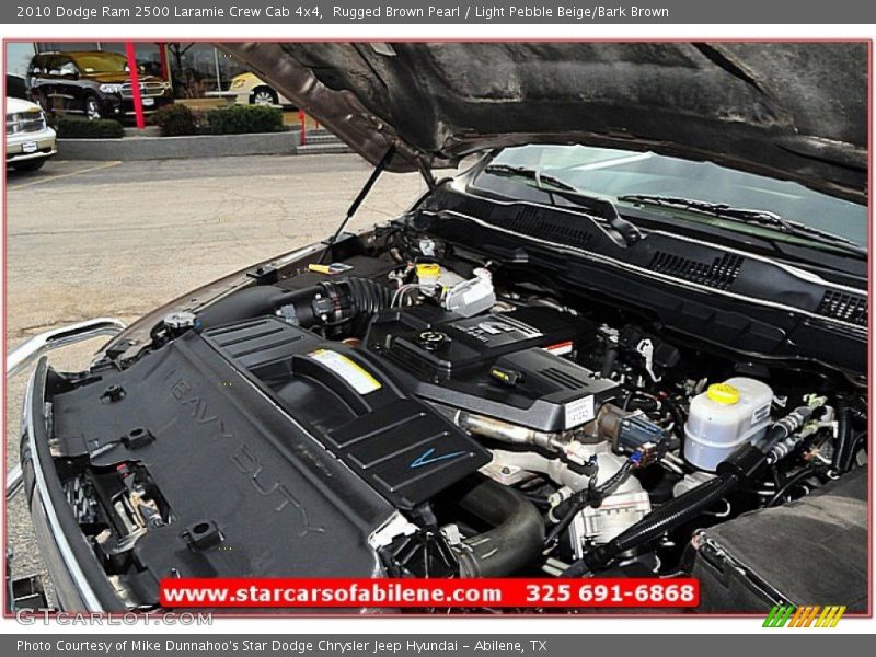 Rugged Brown Pearl / Light Pebble Beige/Bark Brown 2010 Dodge Ram 2500 Laramie Crew Cab 4x4