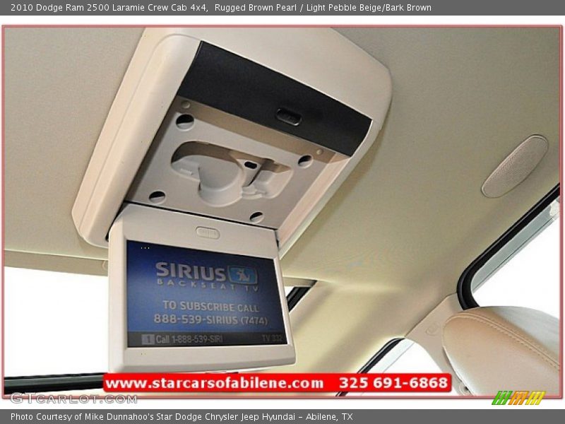 Rugged Brown Pearl / Light Pebble Beige/Bark Brown 2010 Dodge Ram 2500 Laramie Crew Cab 4x4