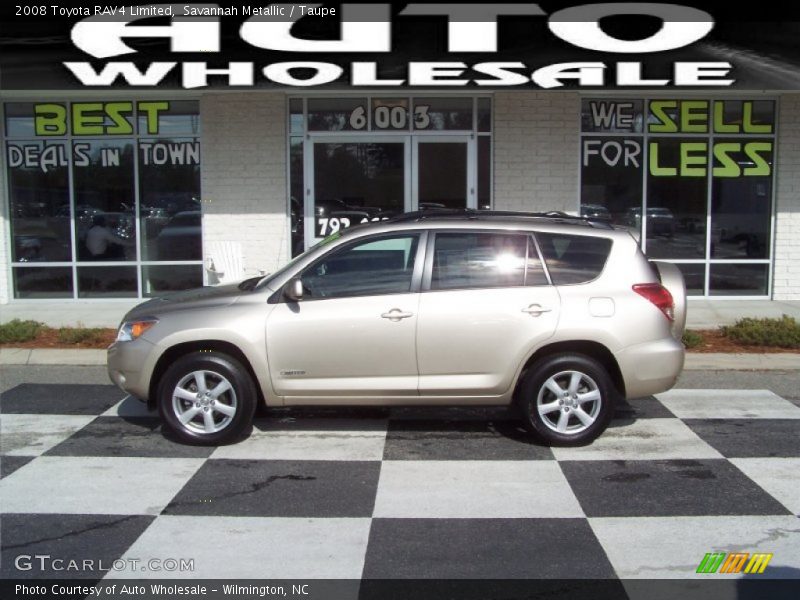 Savannah Metallic / Taupe 2008 Toyota RAV4 Limited