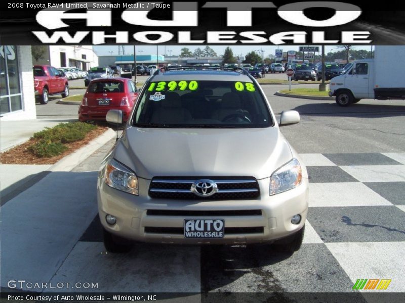 Savannah Metallic / Taupe 2008 Toyota RAV4 Limited