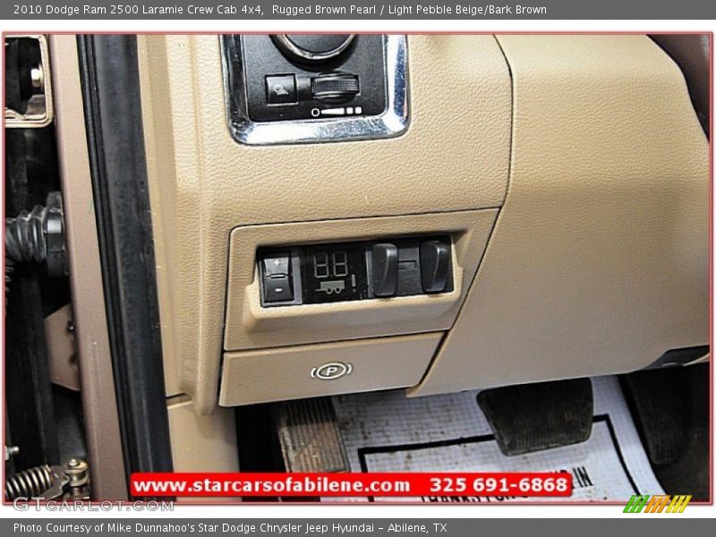 Rugged Brown Pearl / Light Pebble Beige/Bark Brown 2010 Dodge Ram 2500 Laramie Crew Cab 4x4