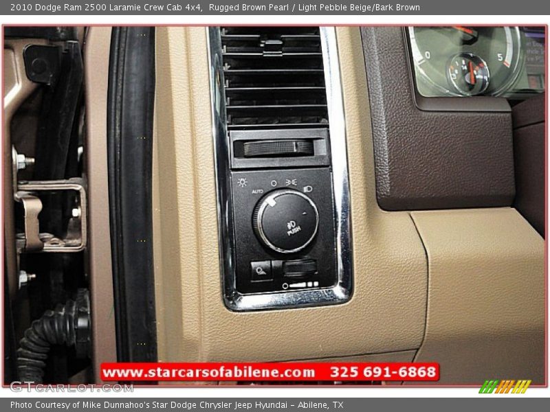 Rugged Brown Pearl / Light Pebble Beige/Bark Brown 2010 Dodge Ram 2500 Laramie Crew Cab 4x4
