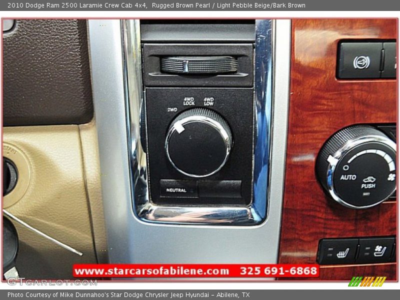 Rugged Brown Pearl / Light Pebble Beige/Bark Brown 2010 Dodge Ram 2500 Laramie Crew Cab 4x4