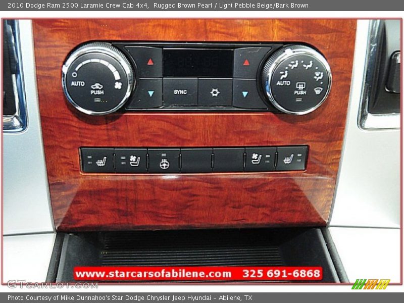 Rugged Brown Pearl / Light Pebble Beige/Bark Brown 2010 Dodge Ram 2500 Laramie Crew Cab 4x4
