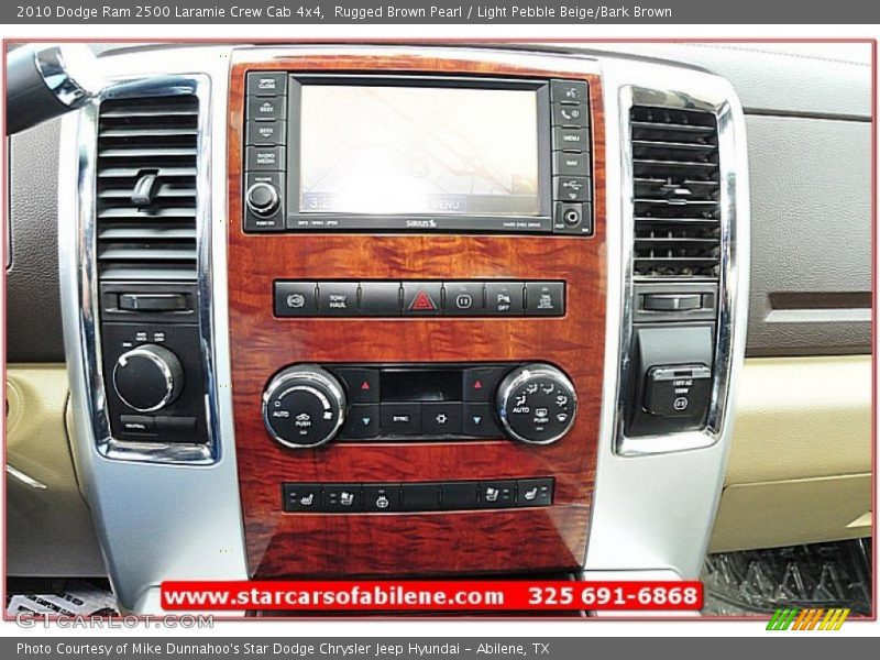 Rugged Brown Pearl / Light Pebble Beige/Bark Brown 2010 Dodge Ram 2500 Laramie Crew Cab 4x4