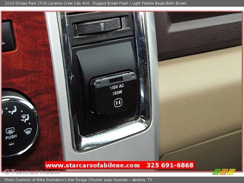 Rugged Brown Pearl / Light Pebble Beige/Bark Brown 2010 Dodge Ram 2500 Laramie Crew Cab 4x4