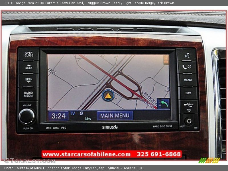 Rugged Brown Pearl / Light Pebble Beige/Bark Brown 2010 Dodge Ram 2500 Laramie Crew Cab 4x4