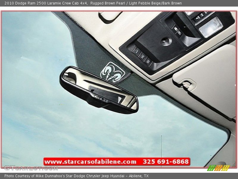 Rugged Brown Pearl / Light Pebble Beige/Bark Brown 2010 Dodge Ram 2500 Laramie Crew Cab 4x4