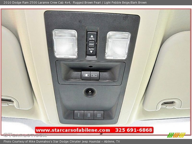 Rugged Brown Pearl / Light Pebble Beige/Bark Brown 2010 Dodge Ram 2500 Laramie Crew Cab 4x4