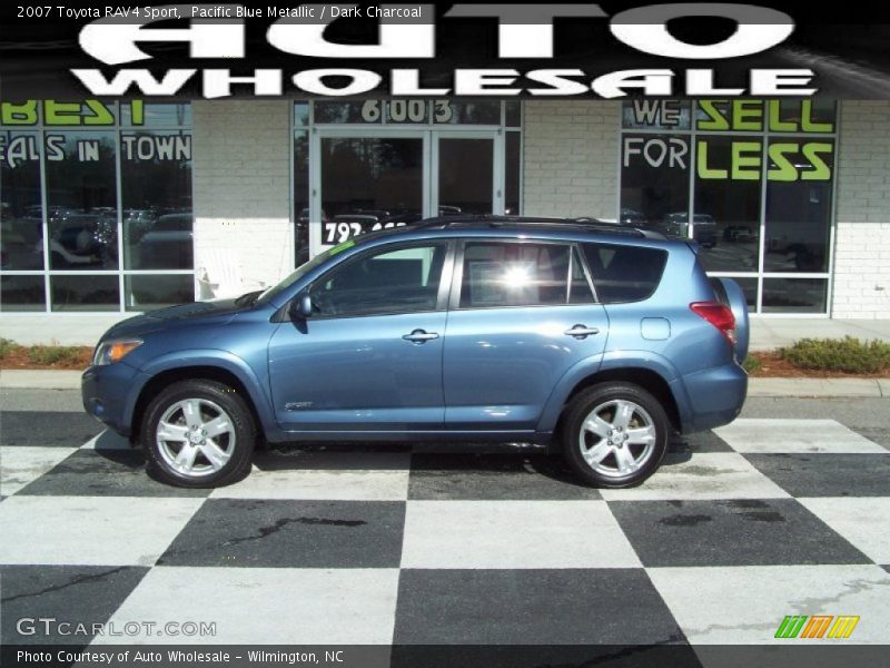 Pacific Blue Metallic / Dark Charcoal 2007 Toyota RAV4 Sport