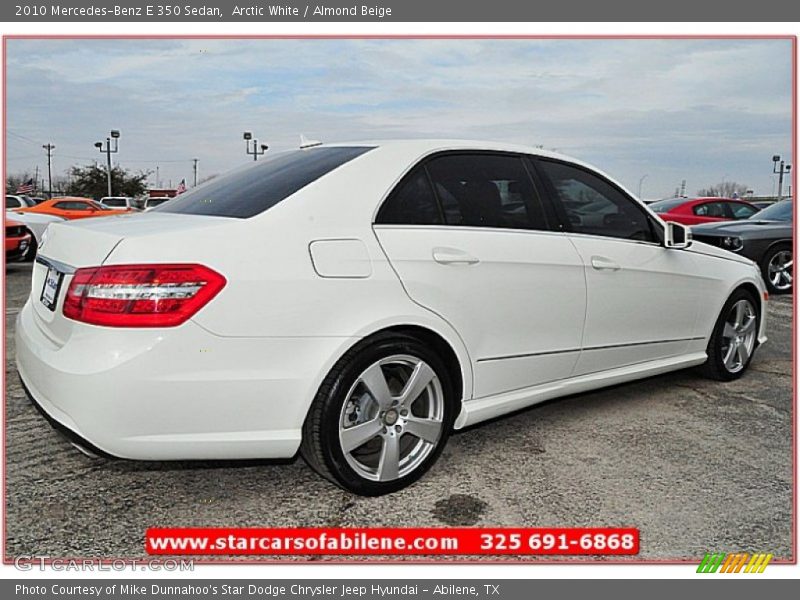 Arctic White / Almond Beige 2010 Mercedes-Benz E 350 Sedan