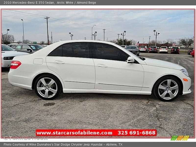 Arctic White / Almond Beige 2010 Mercedes-Benz E 350 Sedan