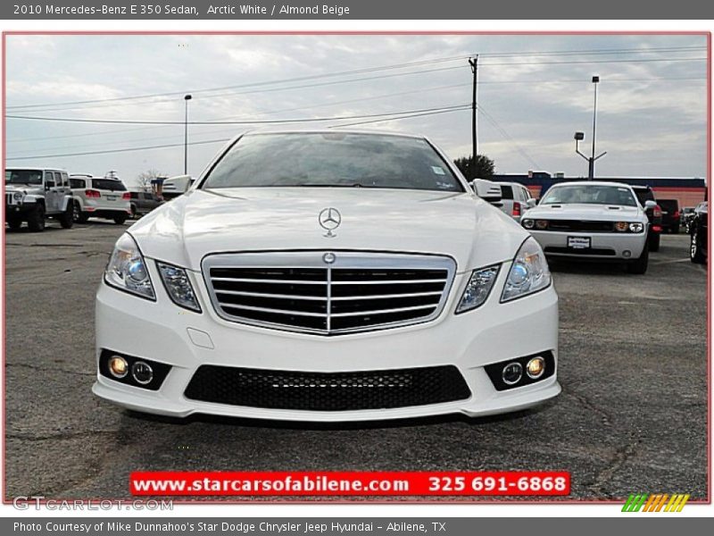 Arctic White / Almond Beige 2010 Mercedes-Benz E 350 Sedan