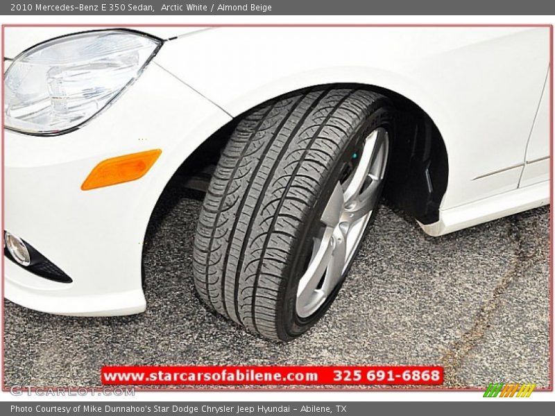Arctic White / Almond Beige 2010 Mercedes-Benz E 350 Sedan