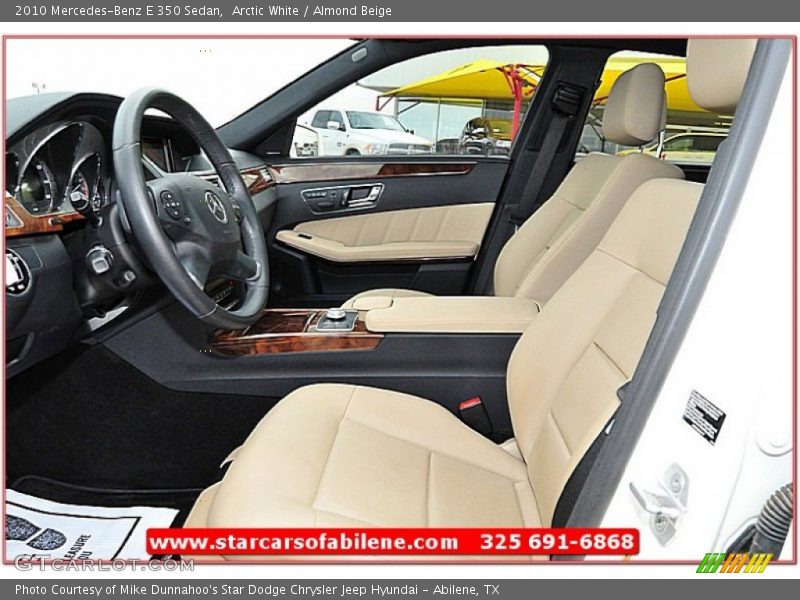 Arctic White / Almond Beige 2010 Mercedes-Benz E 350 Sedan