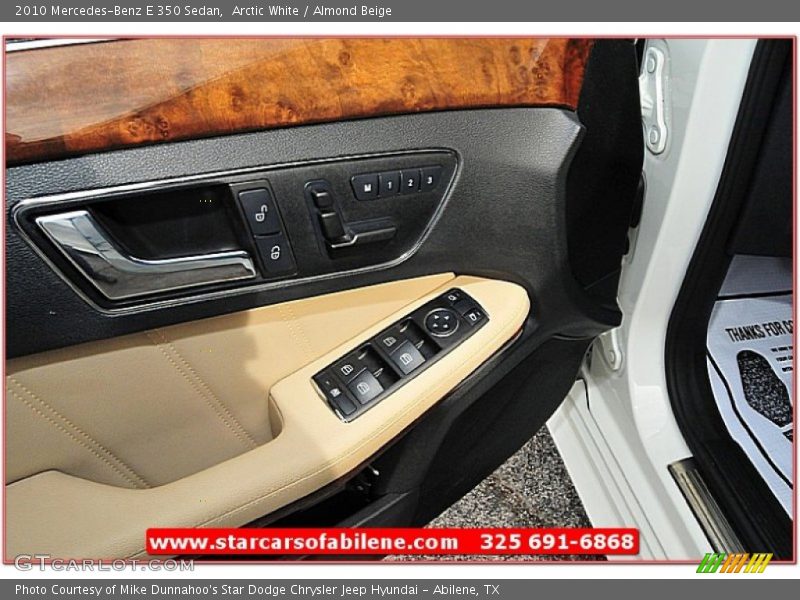 Arctic White / Almond Beige 2010 Mercedes-Benz E 350 Sedan