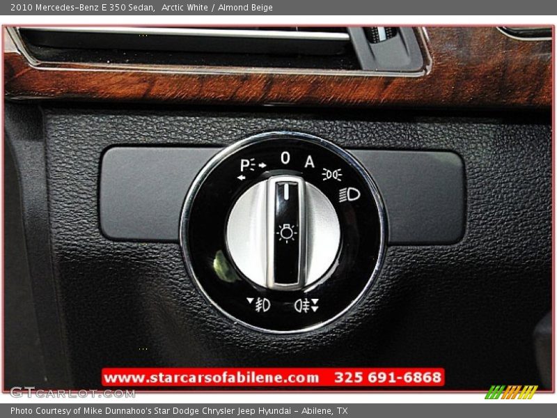Arctic White / Almond Beige 2010 Mercedes-Benz E 350 Sedan