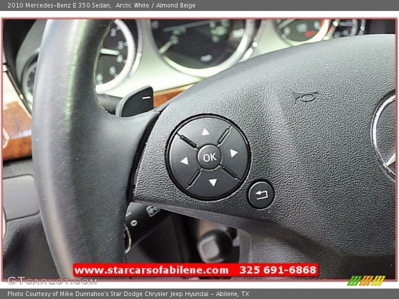 Arctic White / Almond Beige 2010 Mercedes-Benz E 350 Sedan