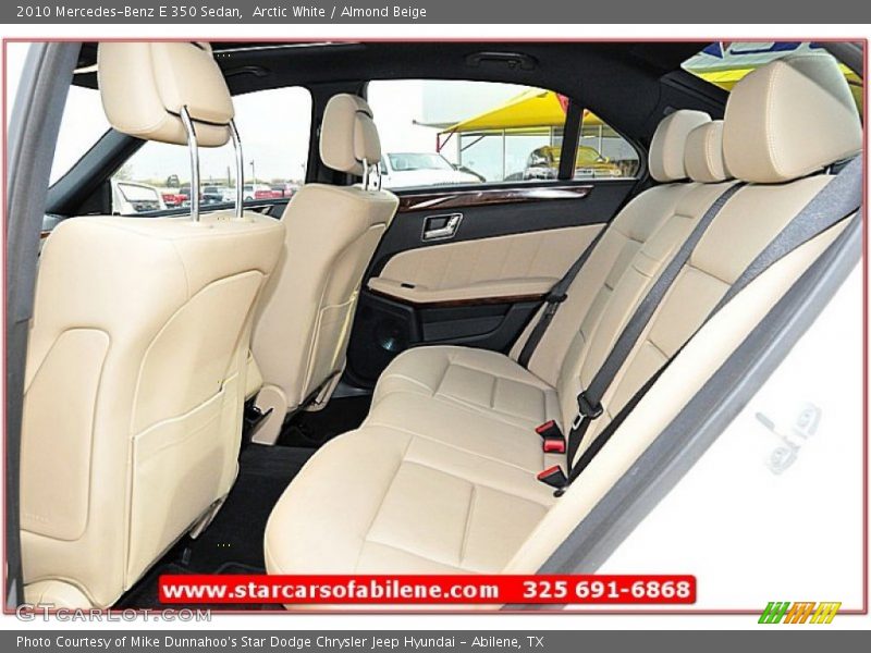 Arctic White / Almond Beige 2010 Mercedes-Benz E 350 Sedan