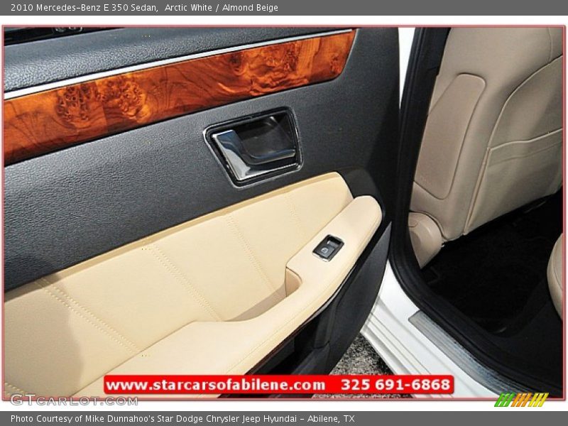 Arctic White / Almond Beige 2010 Mercedes-Benz E 350 Sedan