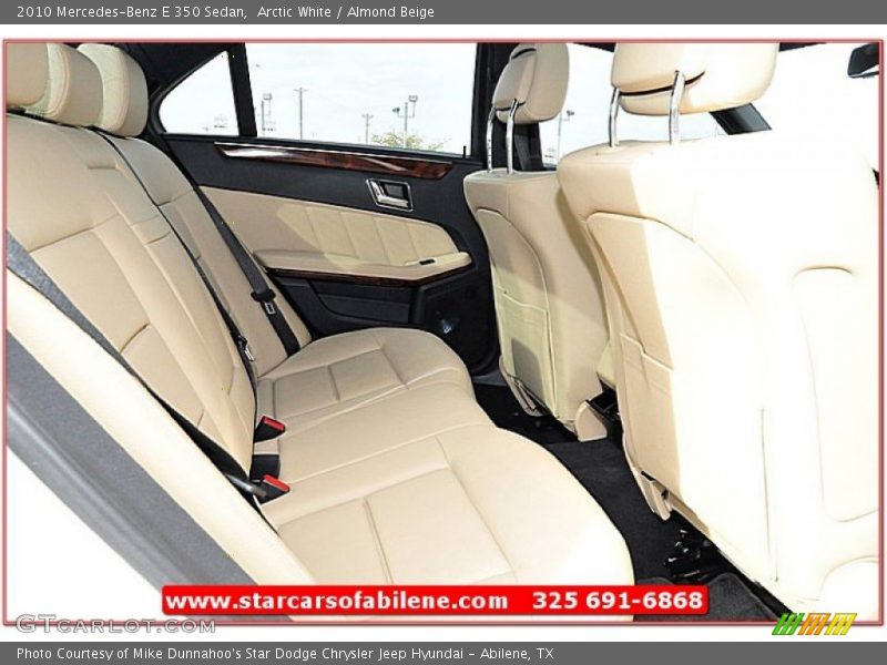 Arctic White / Almond Beige 2010 Mercedes-Benz E 350 Sedan