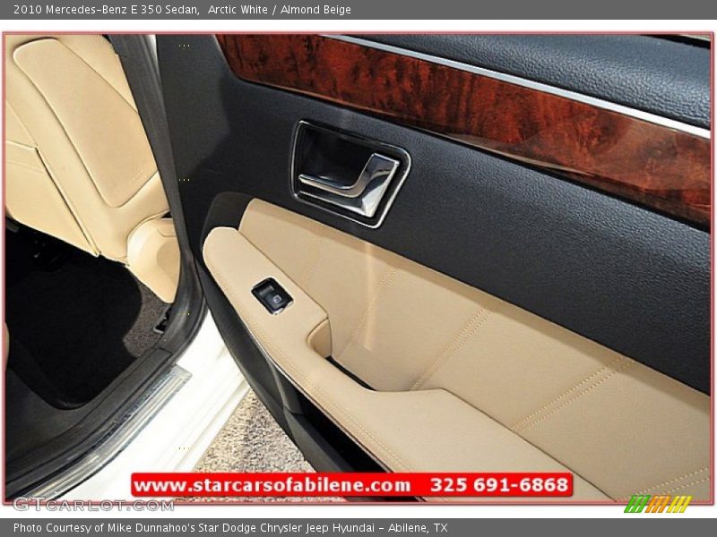 Arctic White / Almond Beige 2010 Mercedes-Benz E 350 Sedan