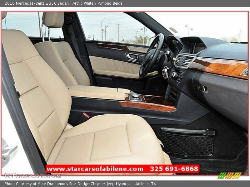 Arctic White / Almond Beige 2010 Mercedes-Benz E 350 Sedan