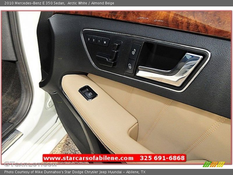 Arctic White / Almond Beige 2010 Mercedes-Benz E 350 Sedan