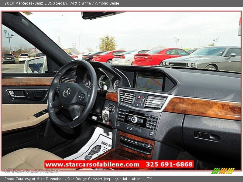 Arctic White / Almond Beige 2010 Mercedes-Benz E 350 Sedan