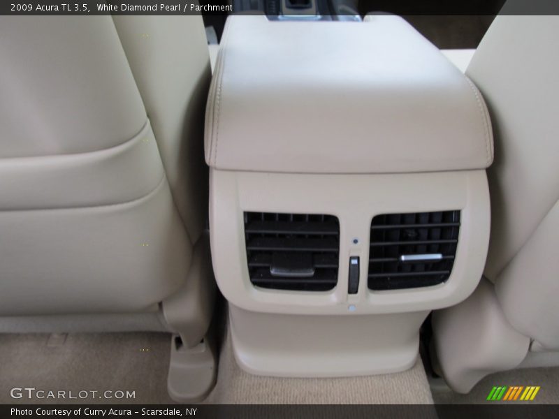 White Diamond Pearl / Parchment 2009 Acura TL 3.5