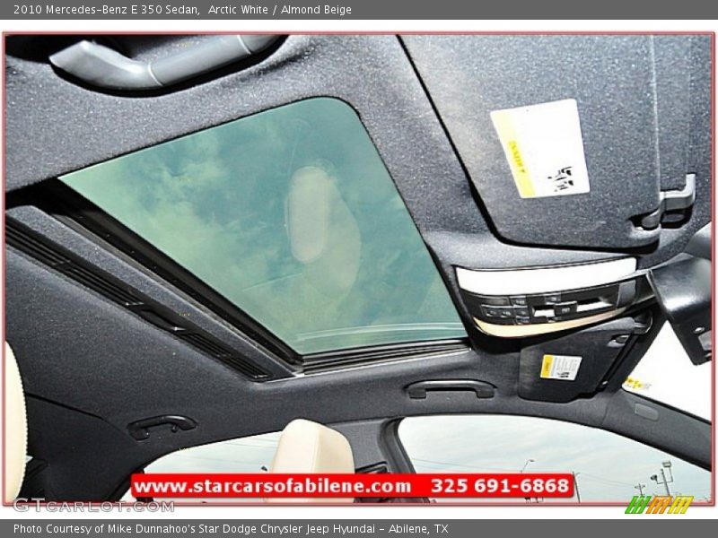 Arctic White / Almond Beige 2010 Mercedes-Benz E 350 Sedan