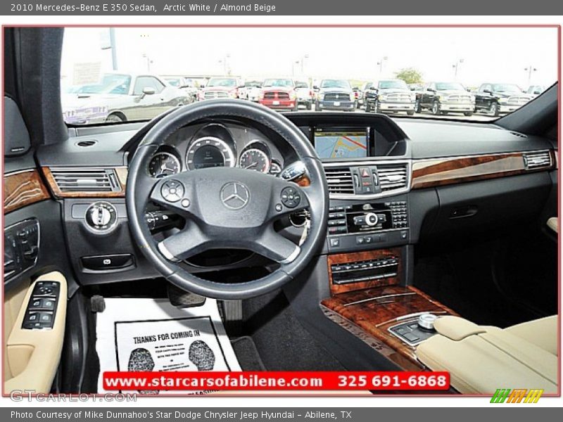 Arctic White / Almond Beige 2010 Mercedes-Benz E 350 Sedan