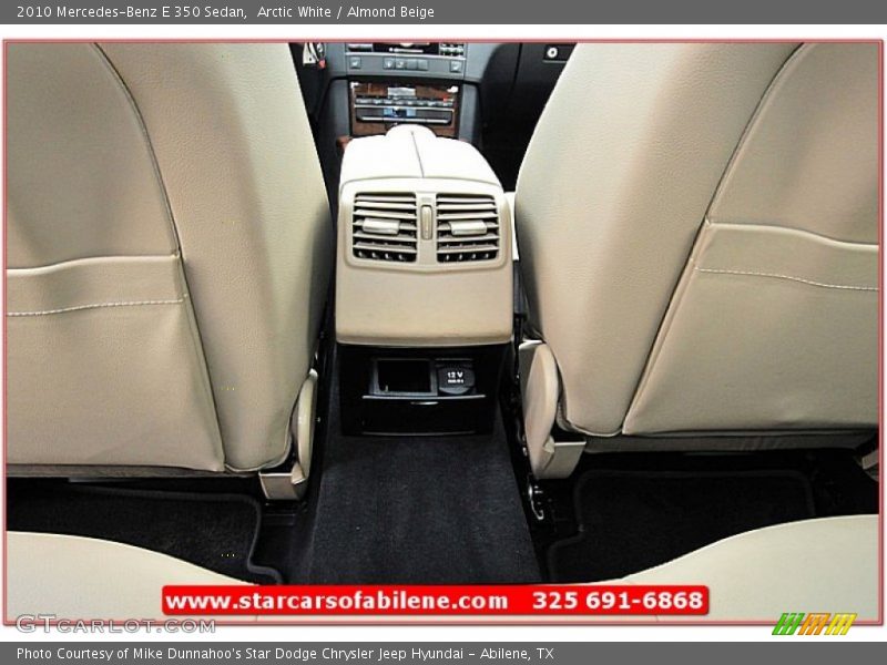 Arctic White / Almond Beige 2010 Mercedes-Benz E 350 Sedan