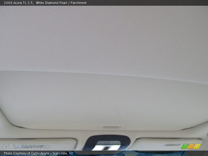 White Diamond Pearl / Parchment 2009 Acura TL 3.5