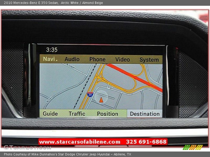 Arctic White / Almond Beige 2010 Mercedes-Benz E 350 Sedan