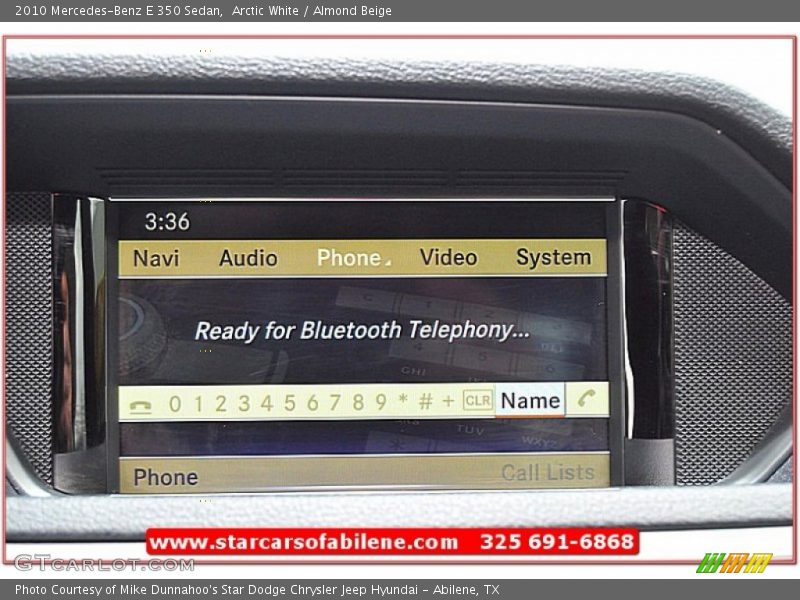 Arctic White / Almond Beige 2010 Mercedes-Benz E 350 Sedan