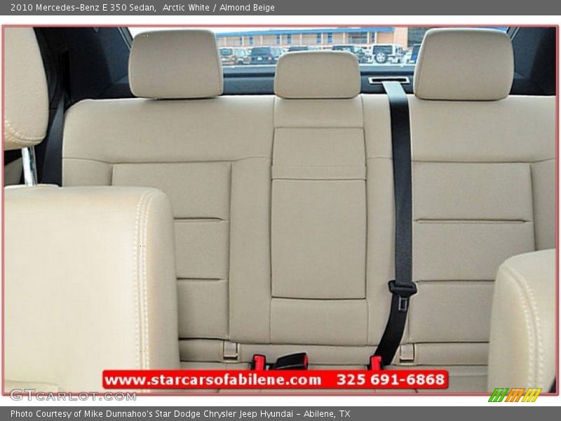 Arctic White / Almond Beige 2010 Mercedes-Benz E 350 Sedan