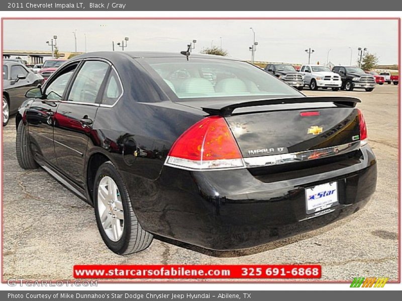 Black / Gray 2011 Chevrolet Impala LT