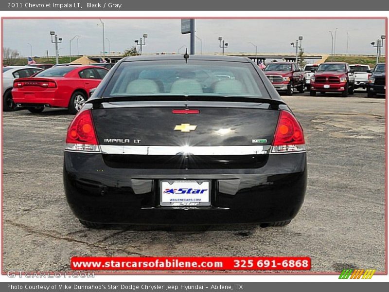 Black / Gray 2011 Chevrolet Impala LT