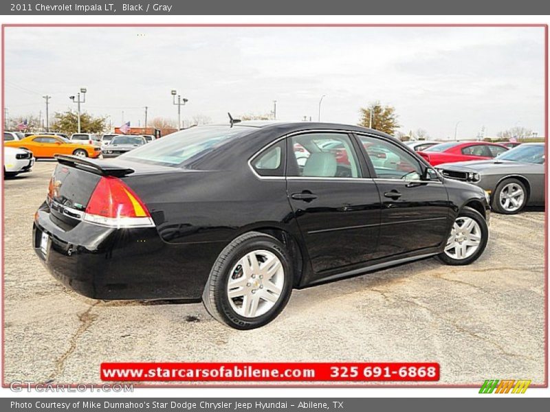 Black / Gray 2011 Chevrolet Impala LT