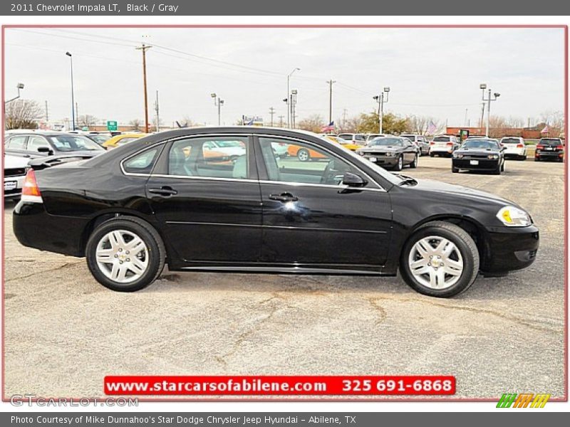 Black / Gray 2011 Chevrolet Impala LT