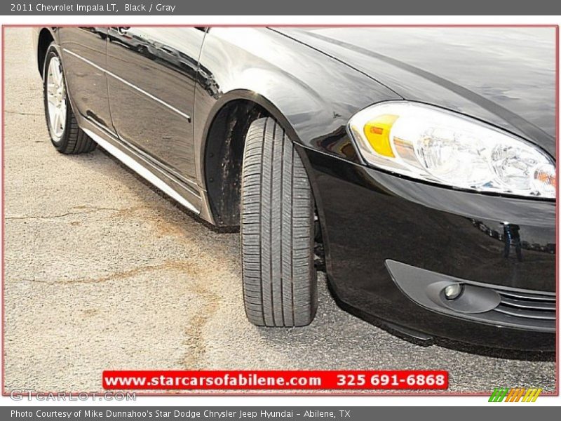 Black / Gray 2011 Chevrolet Impala LT