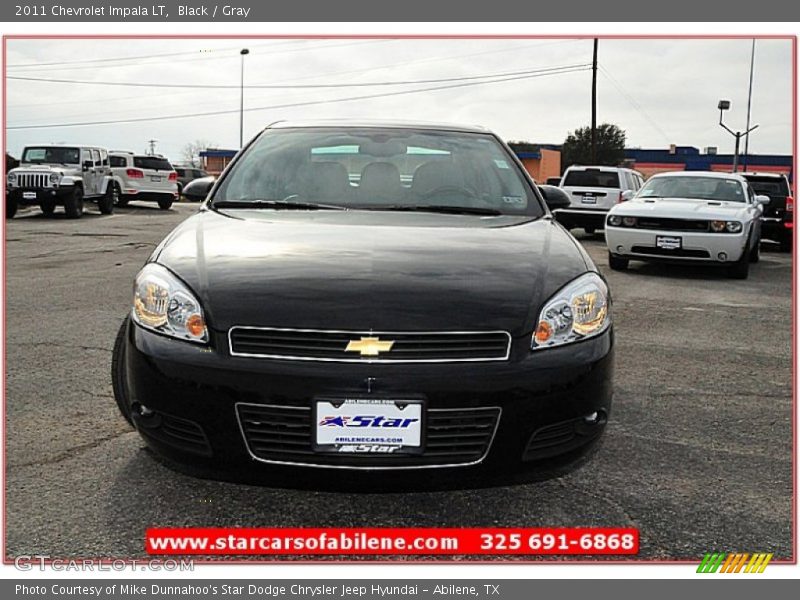 Black / Gray 2011 Chevrolet Impala LT