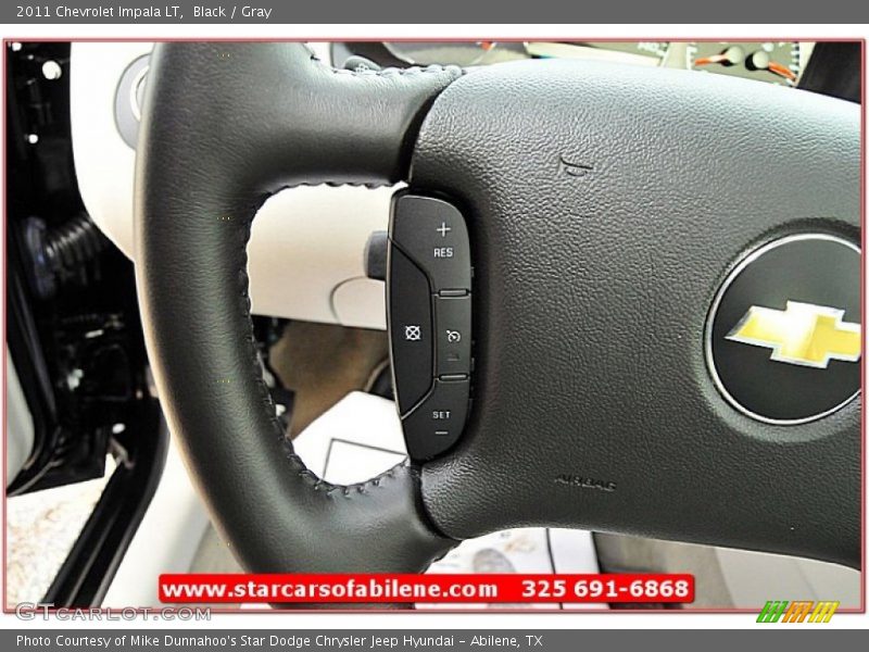 Black / Gray 2011 Chevrolet Impala LT