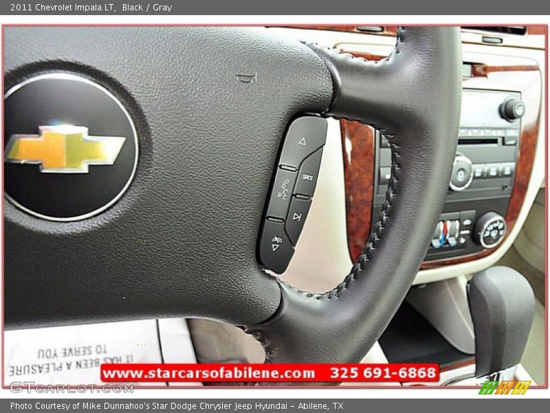 Black / Gray 2011 Chevrolet Impala LT