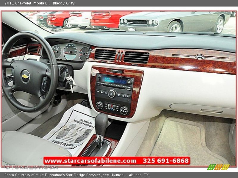 Black / Gray 2011 Chevrolet Impala LT