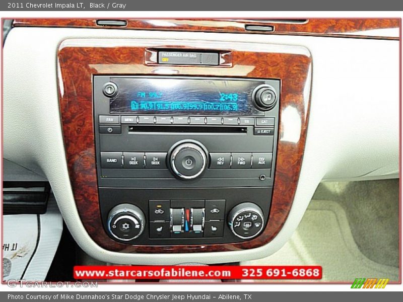 Black / Gray 2011 Chevrolet Impala LT